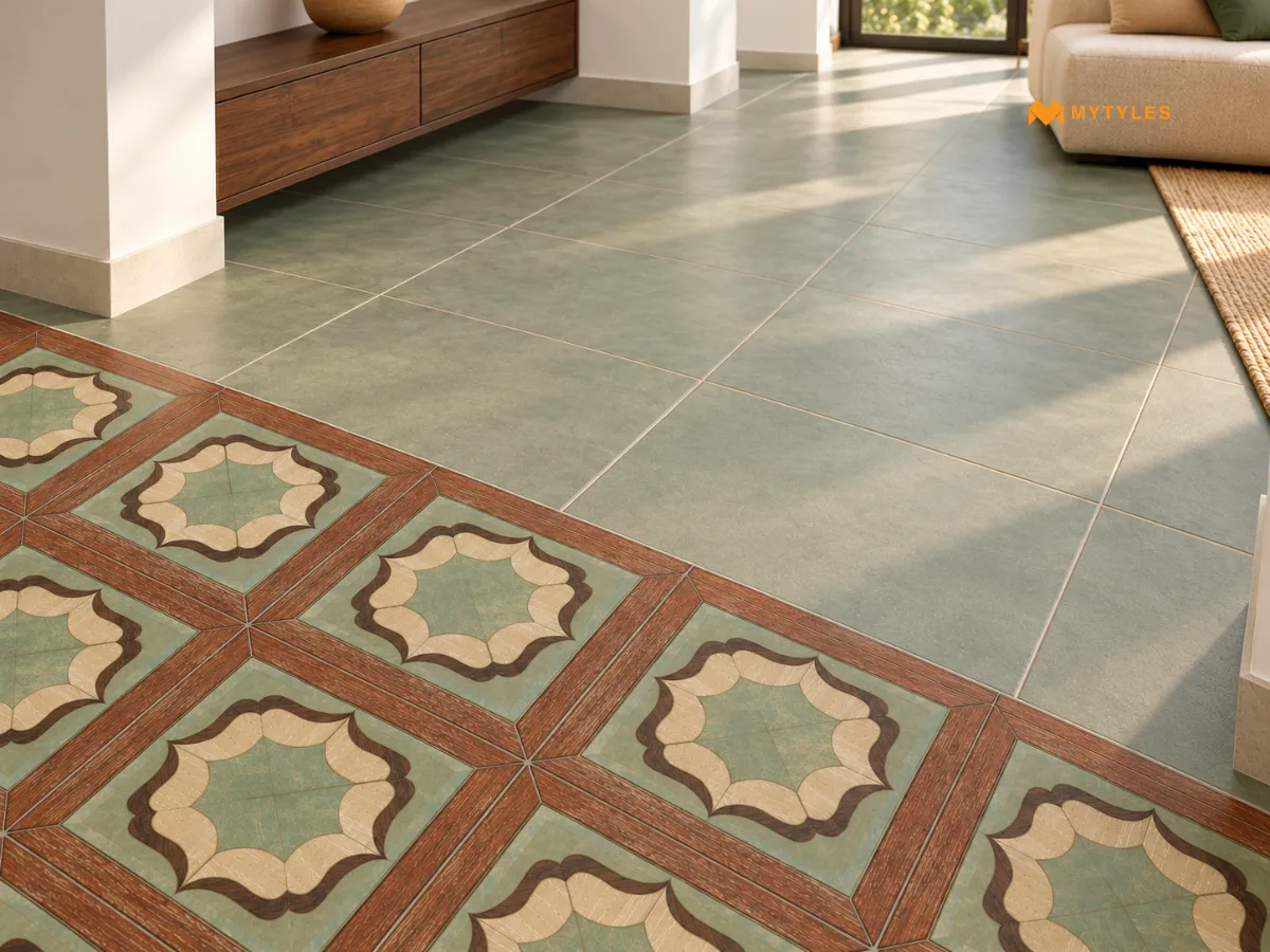 Subtle Transitions Using Similar Tile Colours